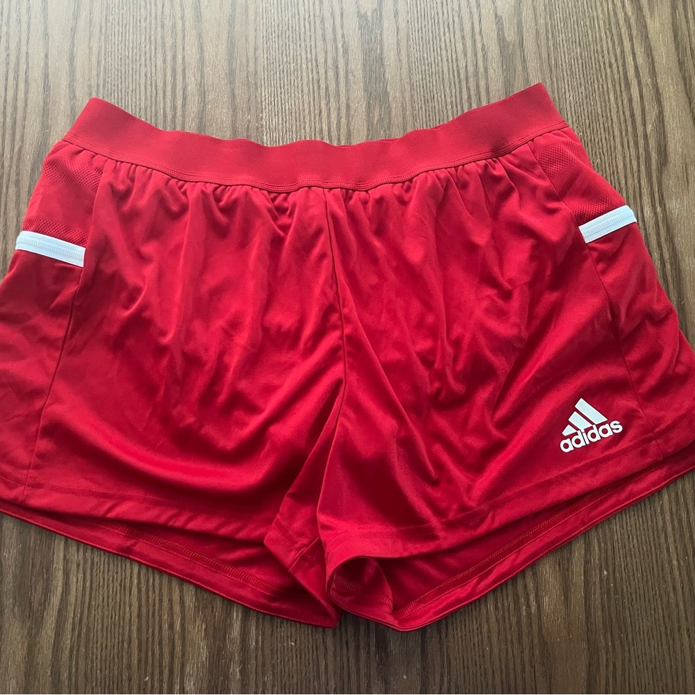 Adidas Men's Red Athletic Shorts Size XL